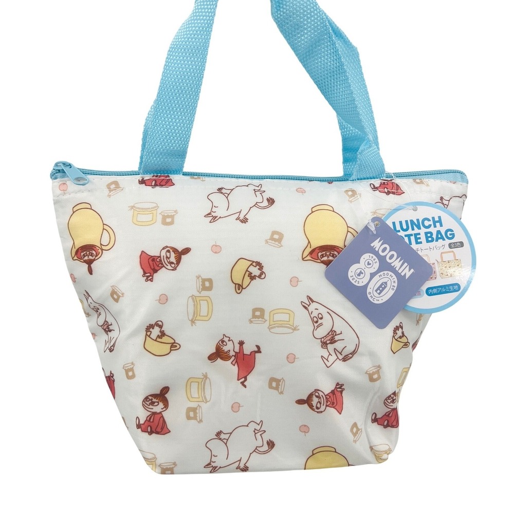 Moomin Japan Lunch Tote Bento Bag Insulated Zippered 80th Anniversary NWT